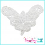 LACE - 23-RIBBON-BUTTERFLY SHAPE(WHITE)